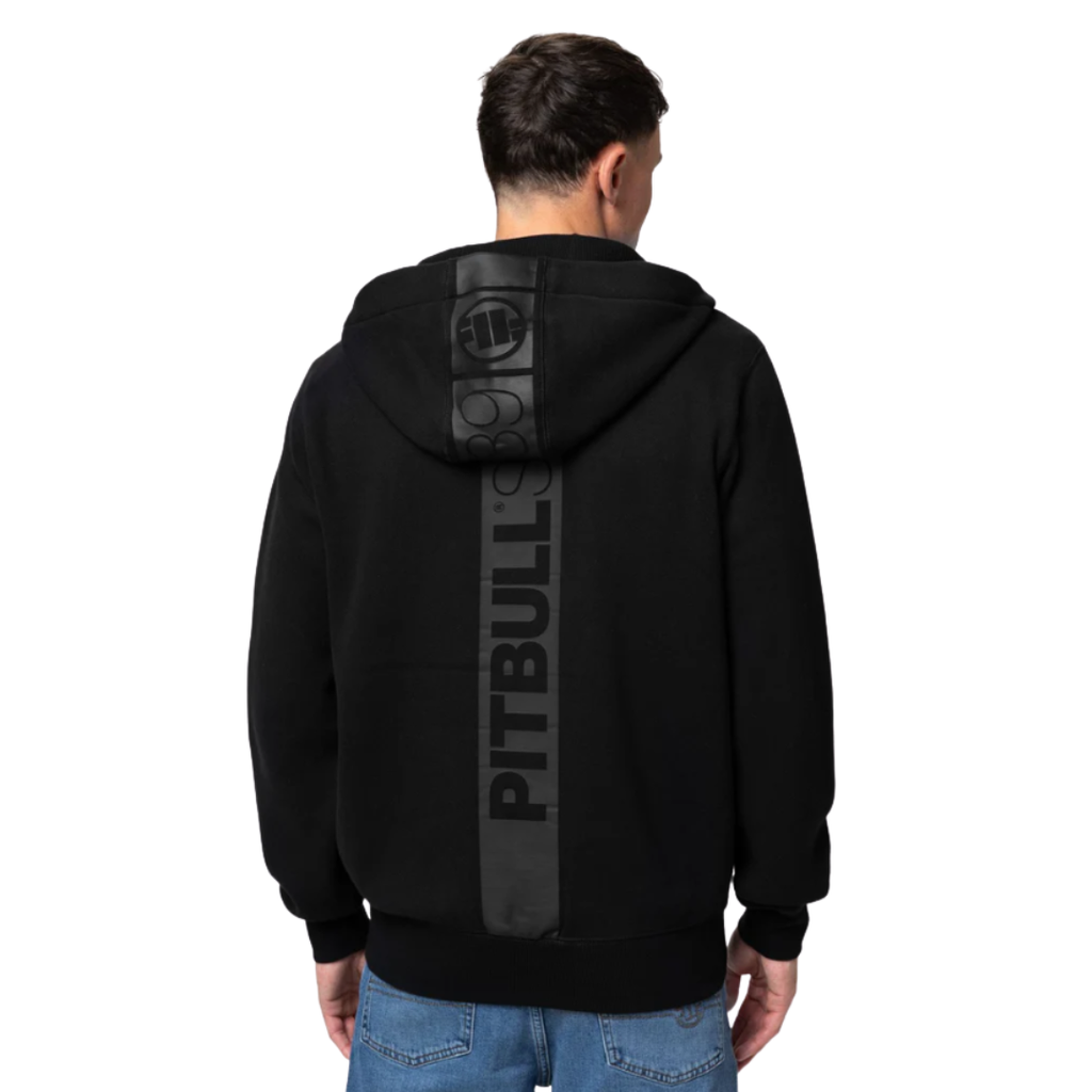 Pitbull Herren Zip-Hoodie Hilltop 22 mit Rückenprint und Fleece-Innenfutter