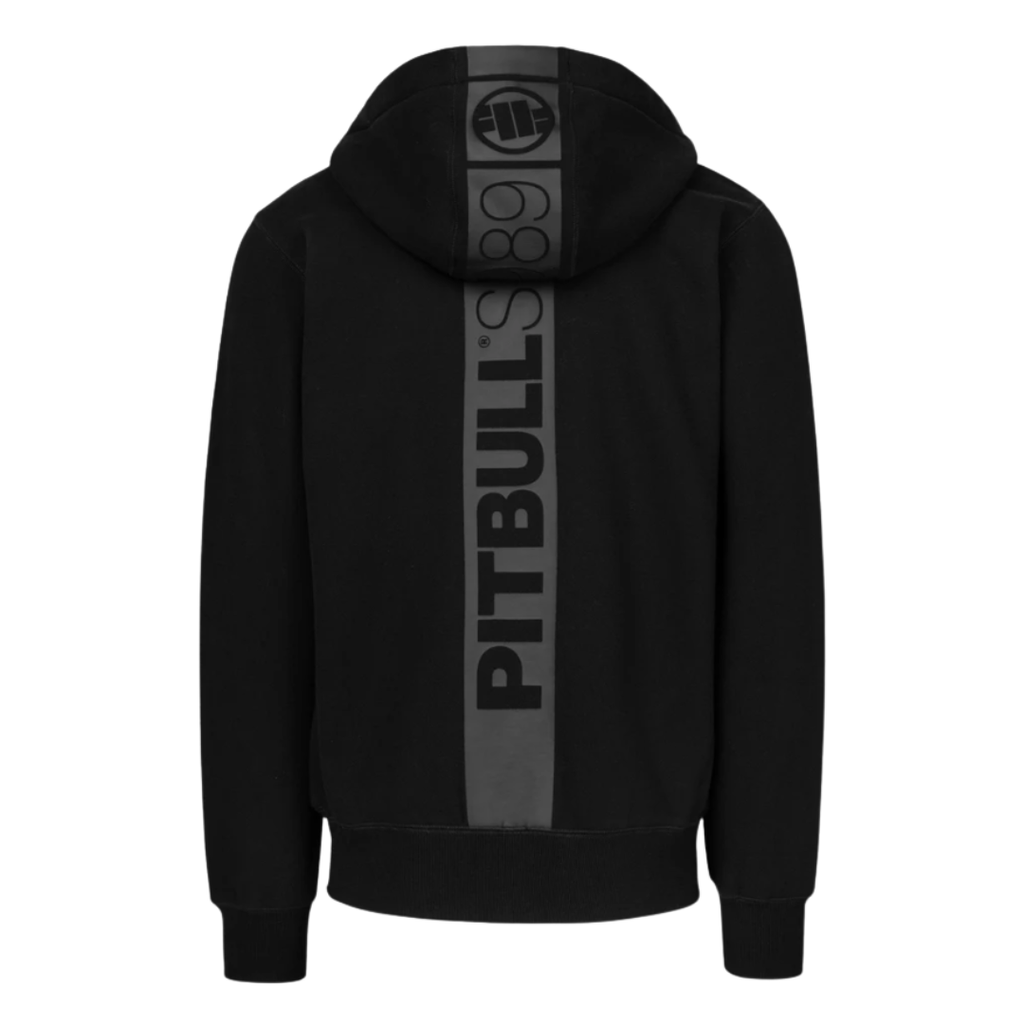 Pitbull Herren Zip-Hoodie Hilltop 22 mit Rückenprint und Fleece-Innenfutter