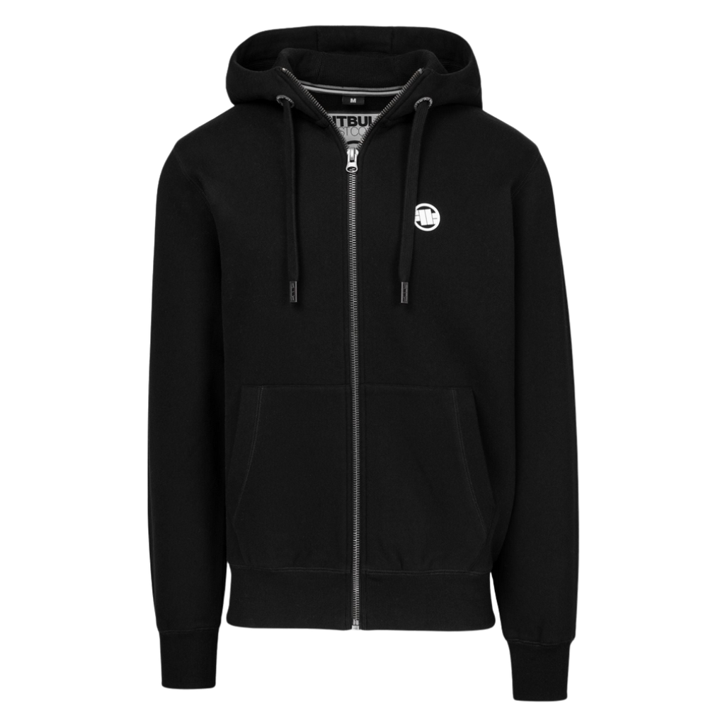 Pitbull Herren Zip-Up Hoodie – Premium Hoodie „Kleines Logo“