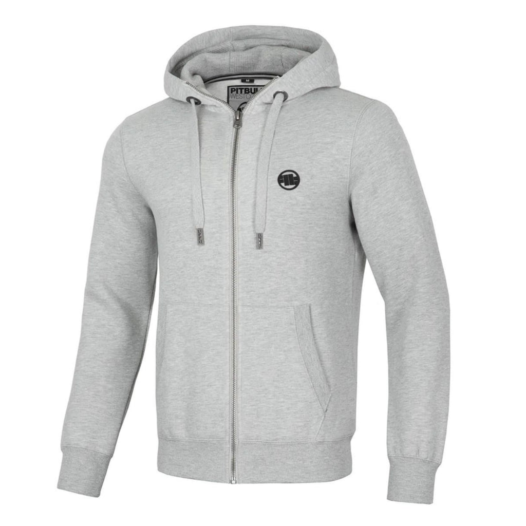 Pitbull Herren Zip-Up Hoodie – Premium Hoodie „Kleines Logo“