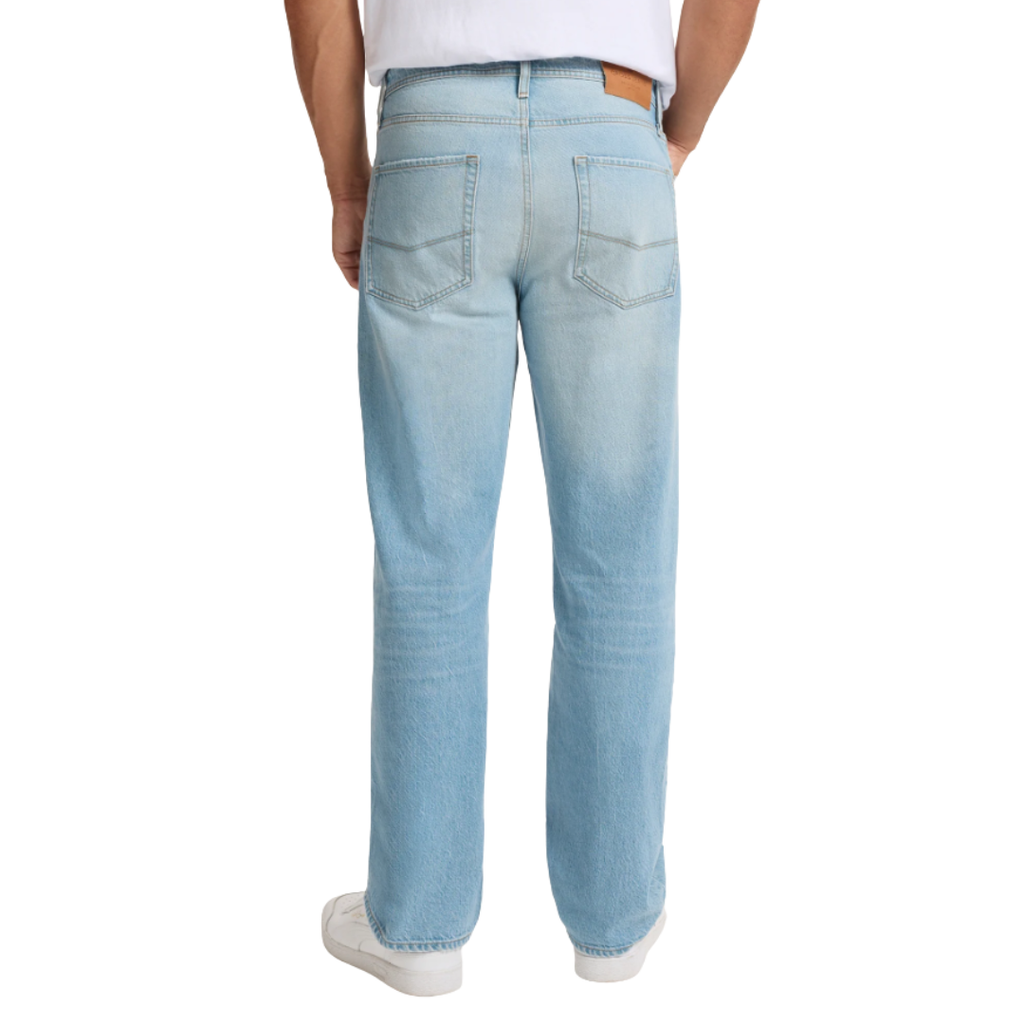 Cross Jeans Herren Baggy – Weite Jeans in Light Blue aus 100 % Baumwolle
