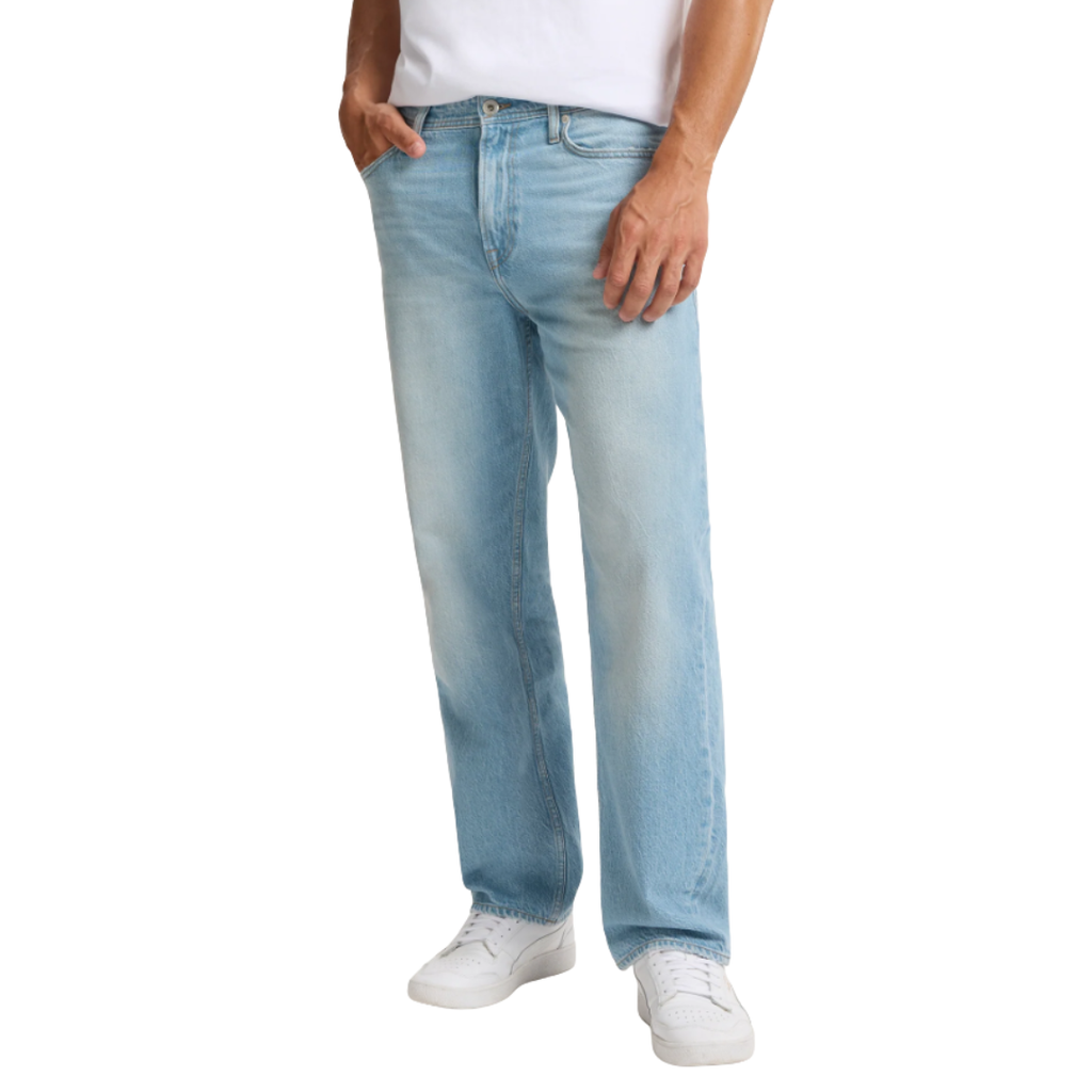 Cross Jeans Herren Baggy – Weite Jeans in Light Blue aus 100 % Baumwolle