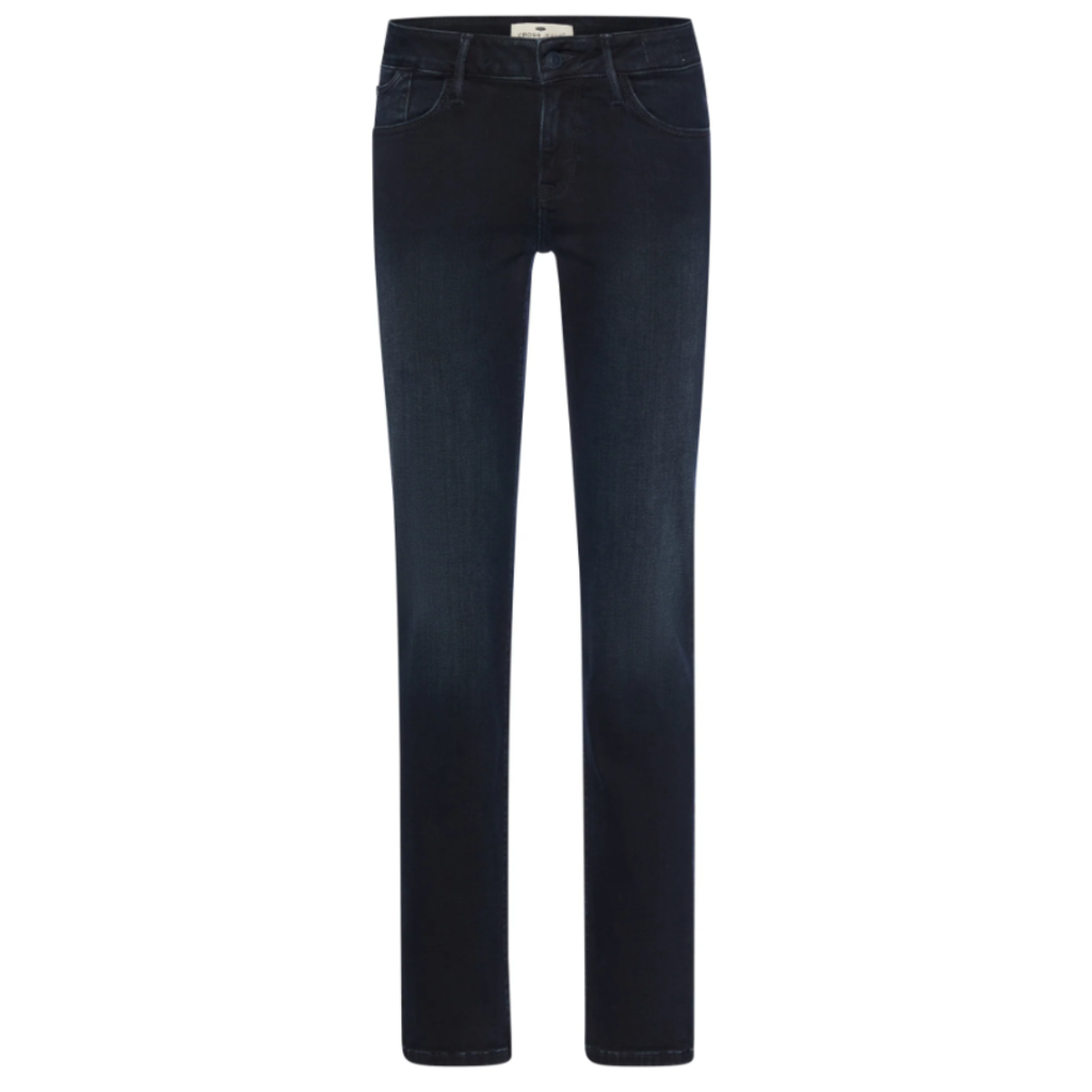 Cross Damen Jeans Rose N487-088 Straight in blue black