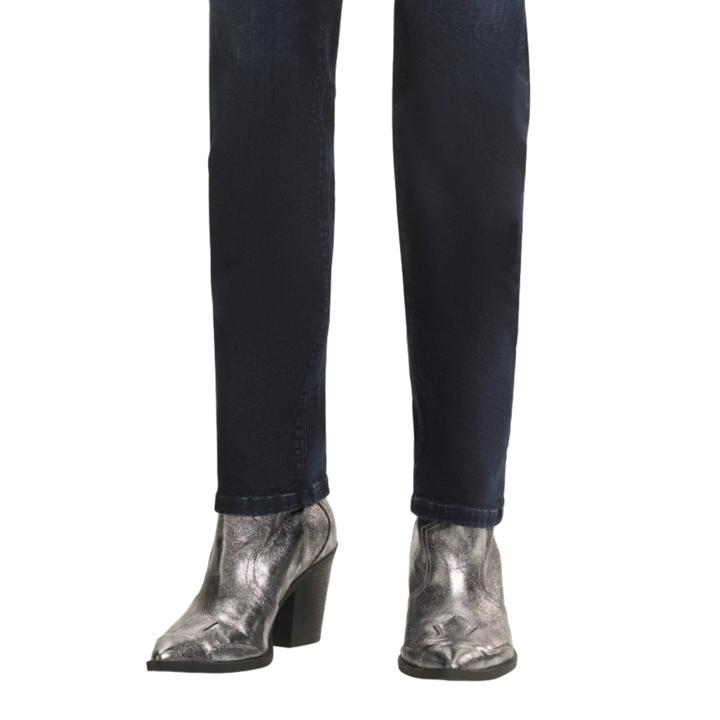 Cross Damen Jeans Rose N487-088 Straight in blue black