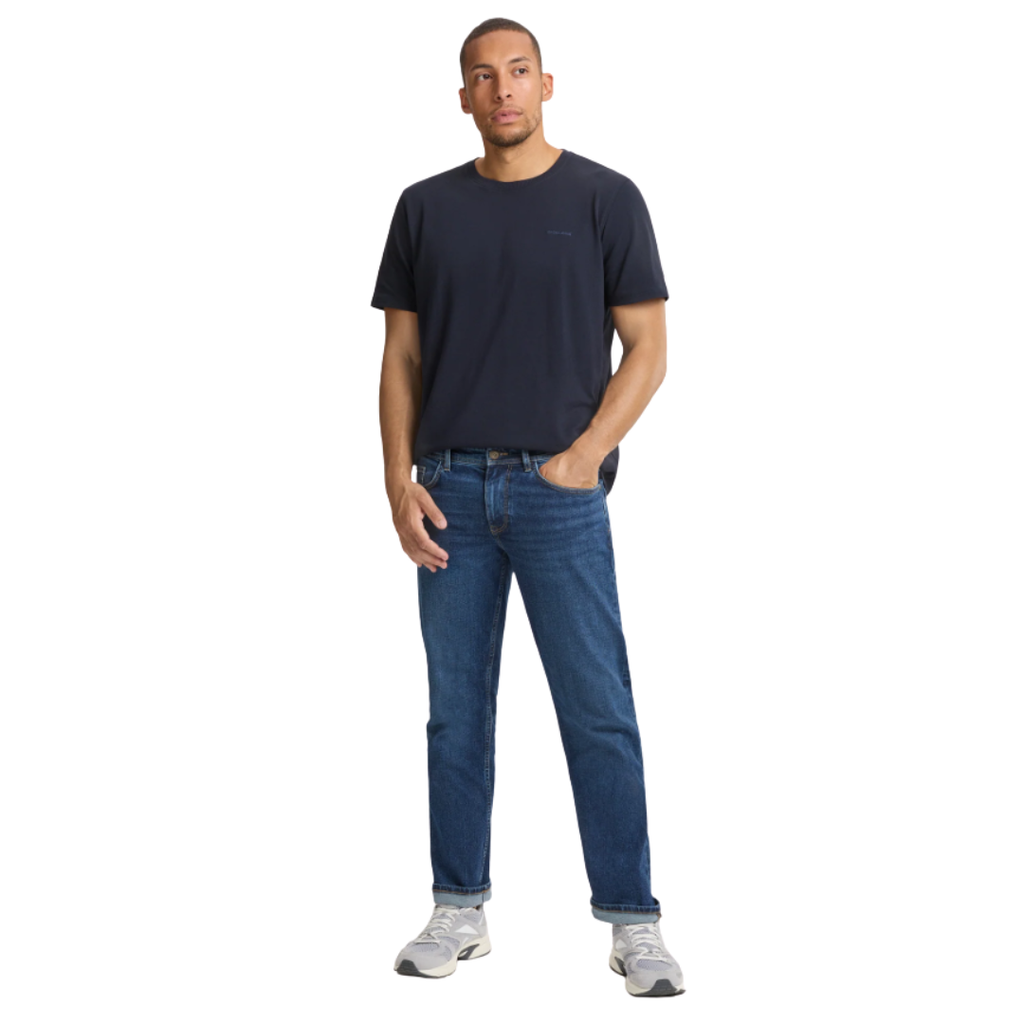 Jeans Antonio Relaxed Leg E161-518 in Dark Blue