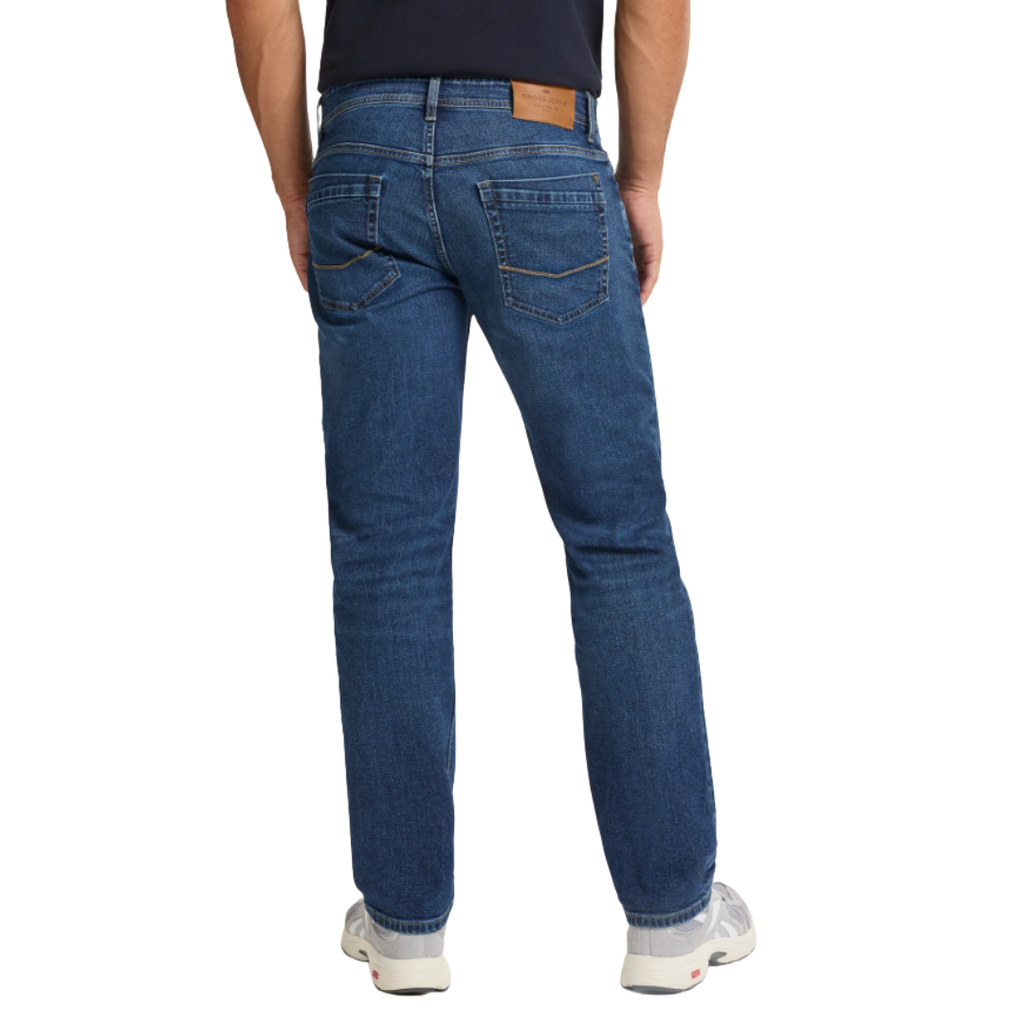 Jeans Antonio Relaxed Leg E161-518 in Dark Blue