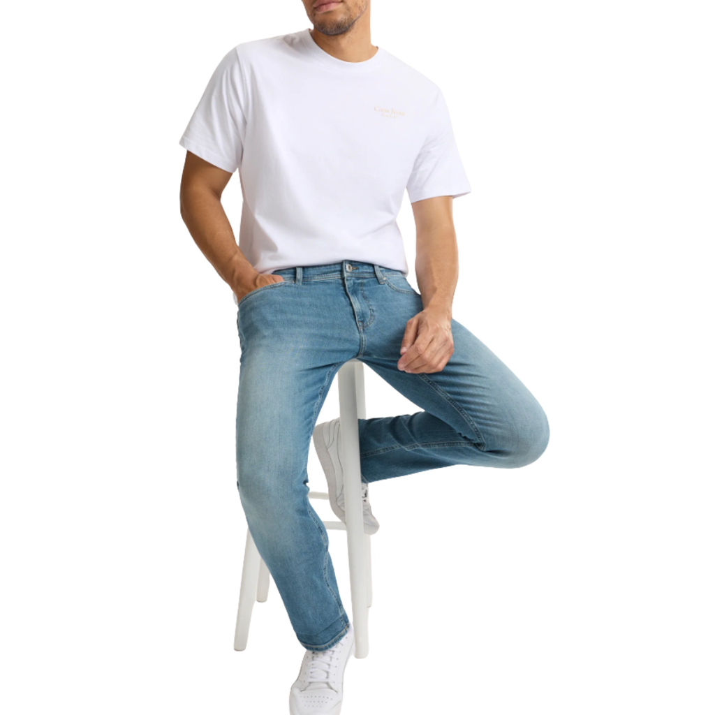 Jeans Dylan Straight Leg E195-159 in Mid Blue