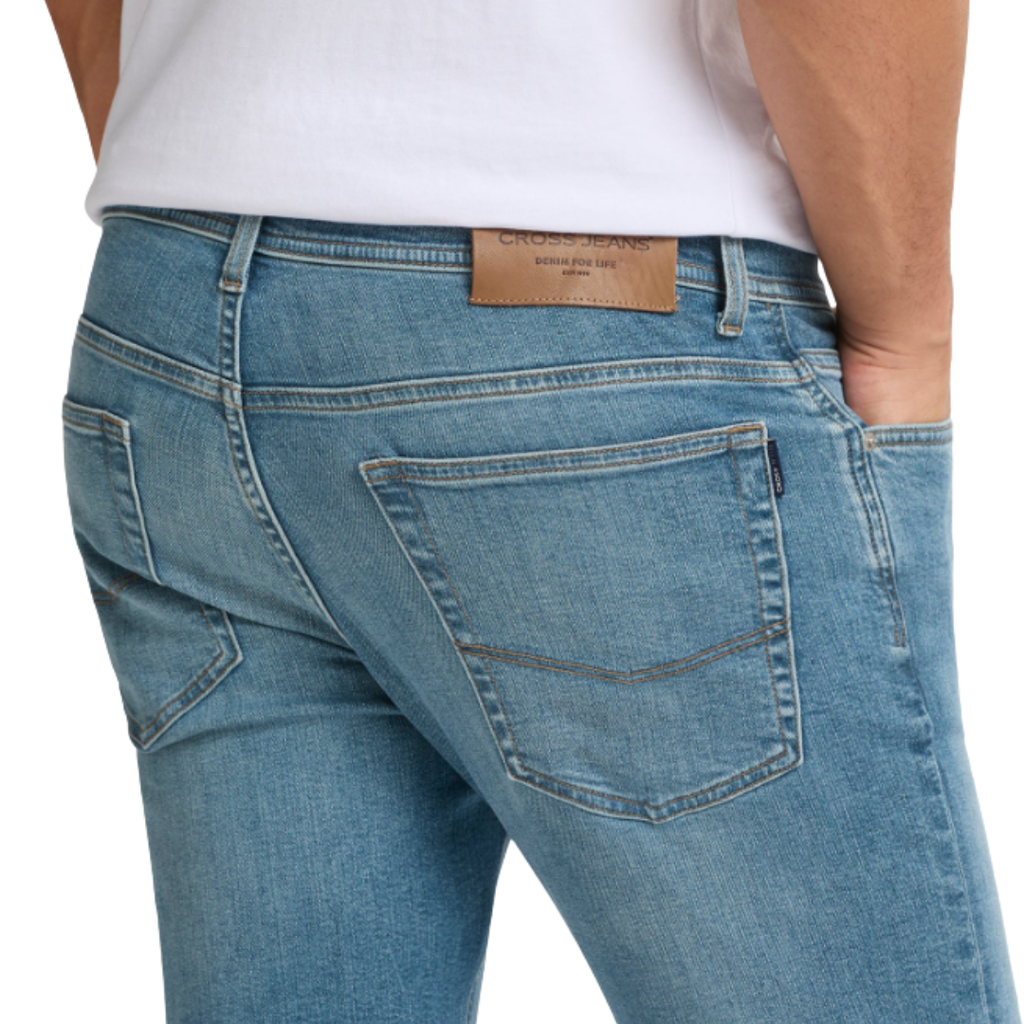Jeans Dylan Straight Leg E195-159 in Mid Blue