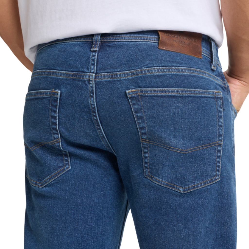 Jeans Dylan Straight Leg E195-160 in Dark Blue