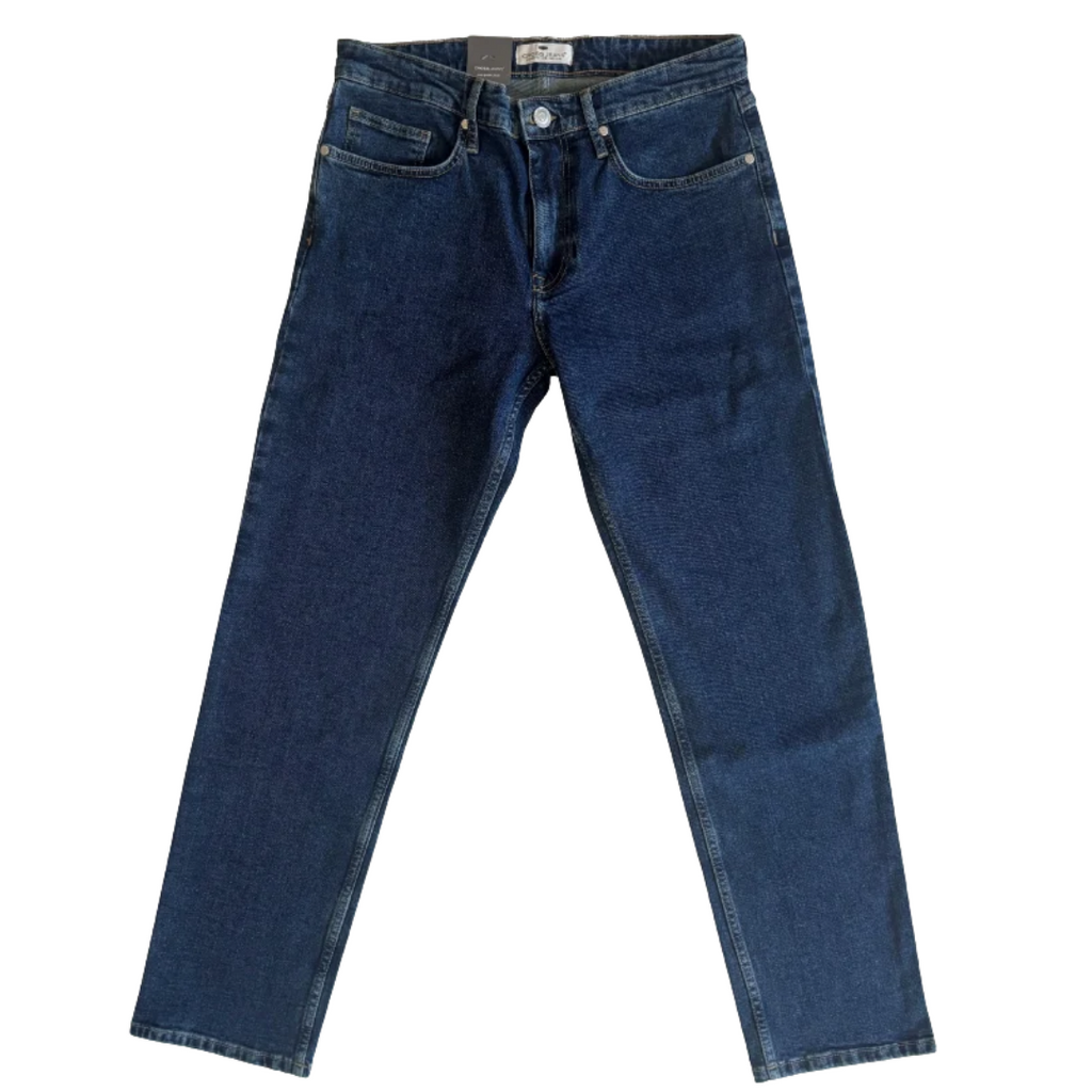 CROSS JEANS ANTONIO Herren Relaxed Fit Jeans dunkel-mittelblau Vorderansicht