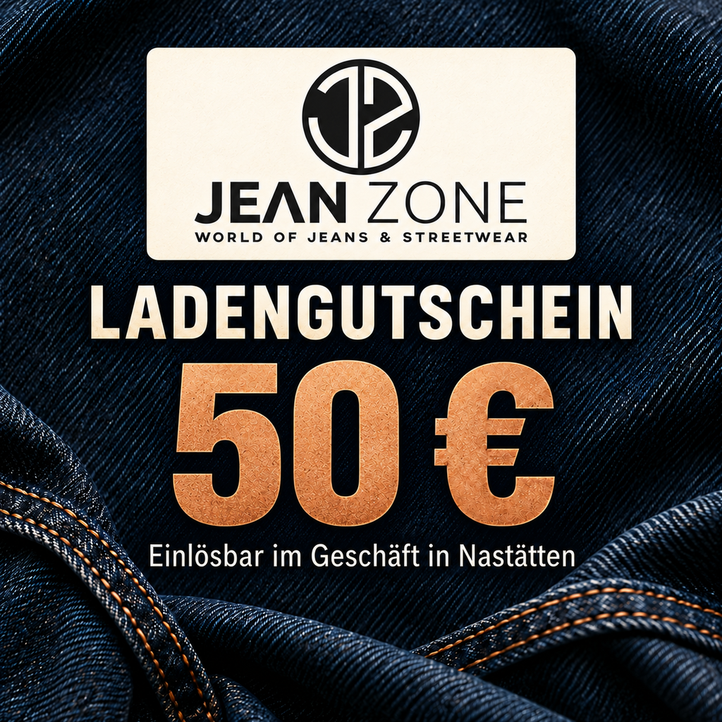 JeanZone Ladengutschein über 50 € – einlösbar im Geschäft in Nastätten