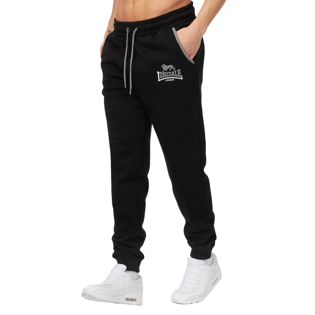 Lonsdale Herren Jogginghose Two Tones mit zweifarbigem Logo-Print