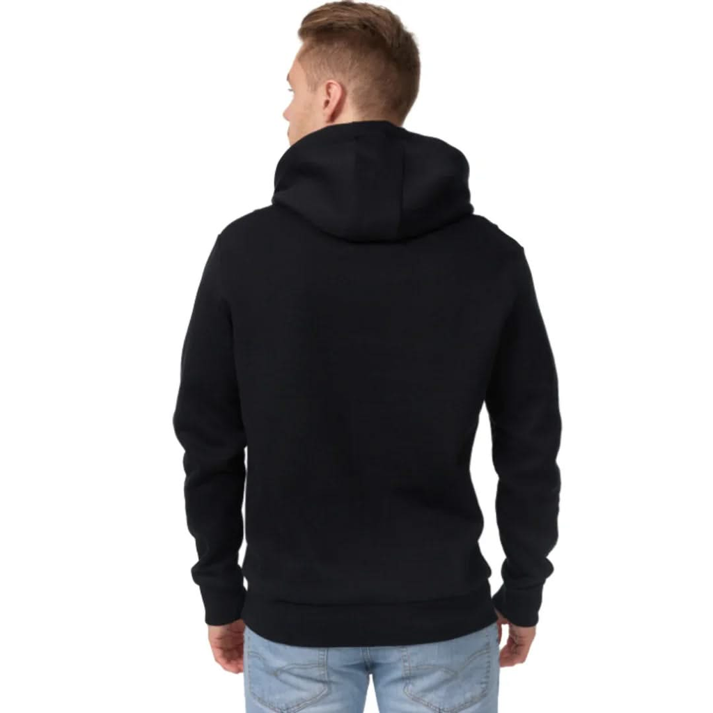 Lonsdale Herren Kapuzensweatshirt Schwarz – Slim Fit mit Kängurutasche