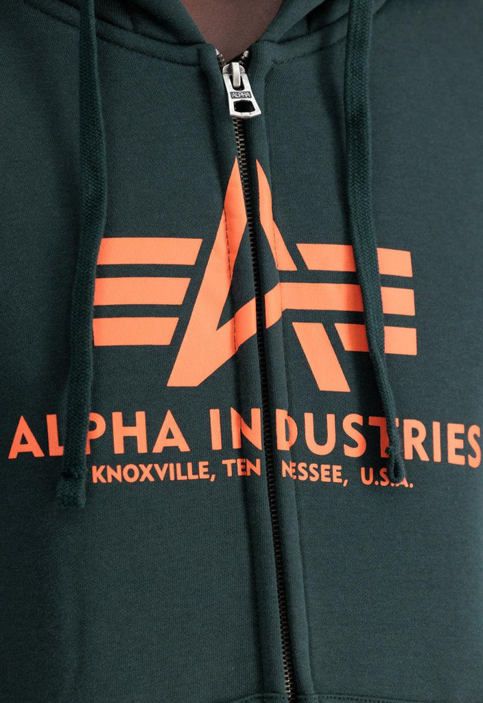 Alpha Industries Basic Zip Hoody versch. Farben - JeanZone
