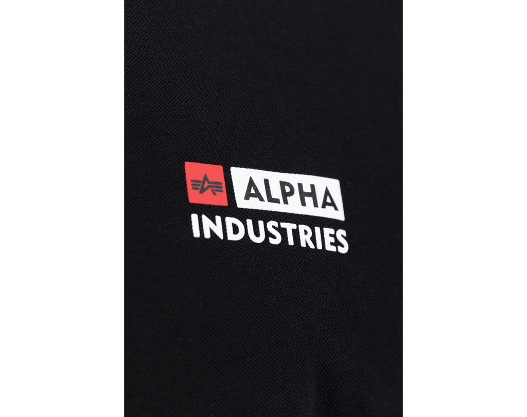 Alpha Industries Contrast Polo Shirt in schwarz oder blau - Jeans Boss