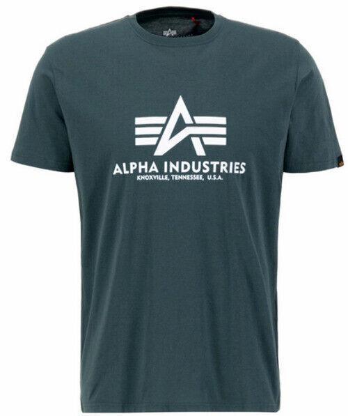 Alpha Industries Herren Basic T T-Shirt 100% Baumwolle - Jeans Boss
