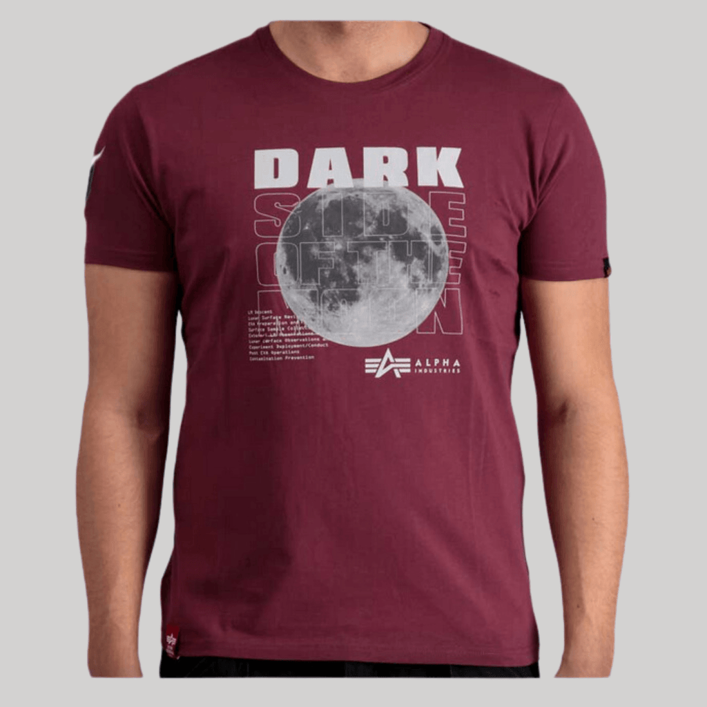 Alpha Industries T-Shirt Dark Side T in burgundy - Jeans Boss
