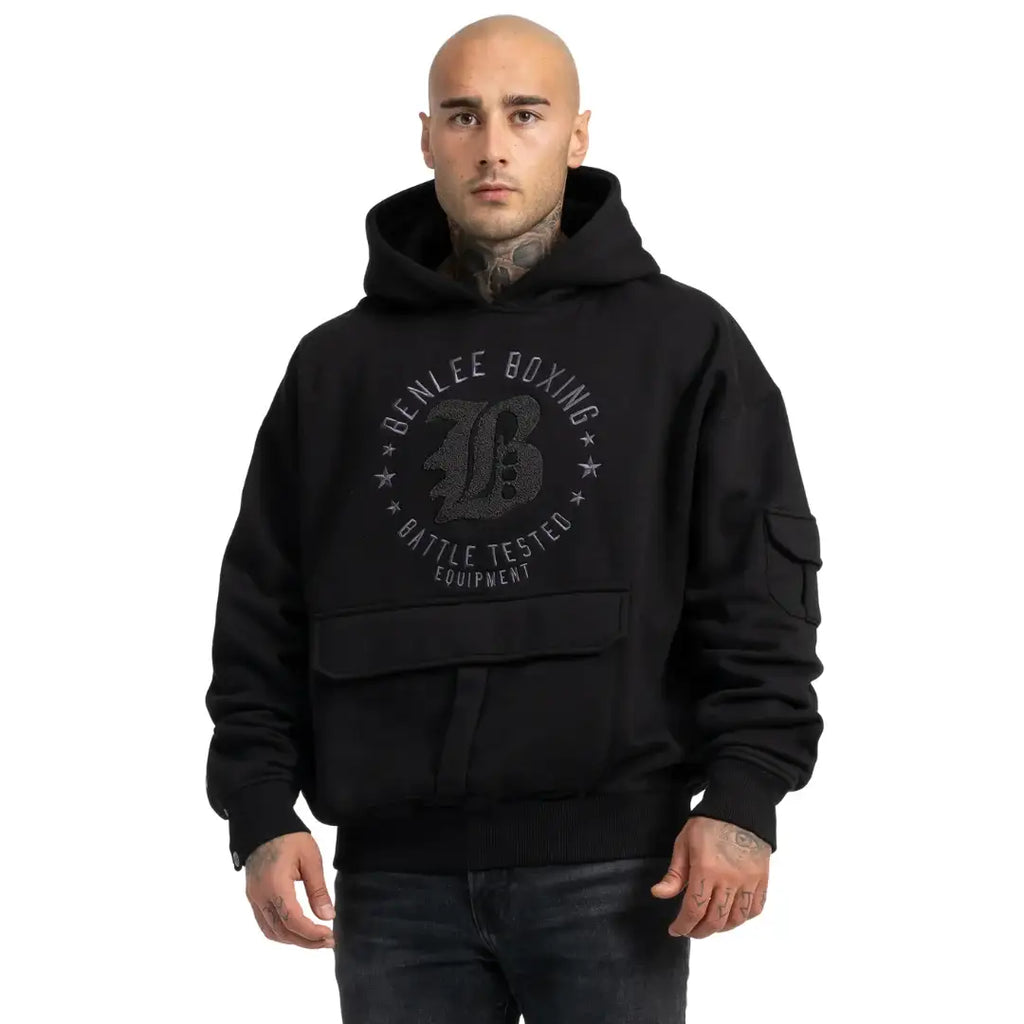 benlee-herren-oversize-hoodie-mitchell-in-black-1 - JeanZone