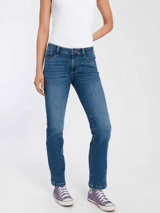 cross-damen-bootcut-jeans-lauren-h485-023-in-dark-blue-1 - JeanZone