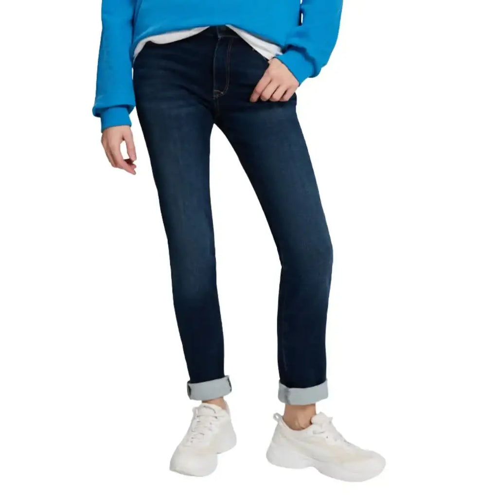 cross-damen-jeans-anya-p489-263-in-deep-blue-slim-fit-1 - JeanZone