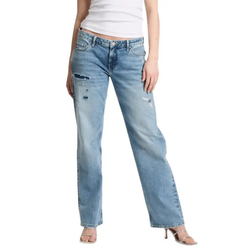 cross-damen-jeans-lily-loose-fit-low-waist-h460-012-in-blue-used-1 - JeanZone