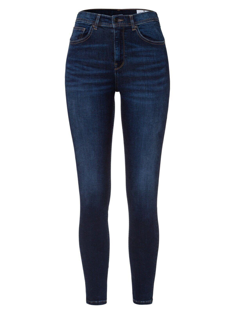 Cross Damen Jeans Super Skinny Judy P429-061 in dark blue Stretch - JeanZone