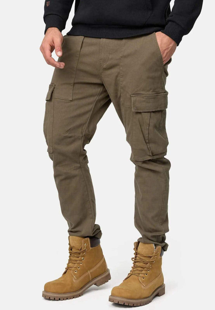 indicode-herren-cargohose-mapp-in-blackolive-capers-1 - JeanZone