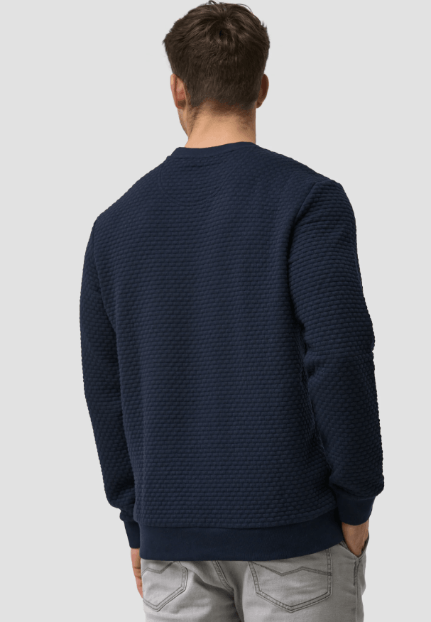 Indicode Sweatshirt Dash Sweater in Navy - Jeans Boss