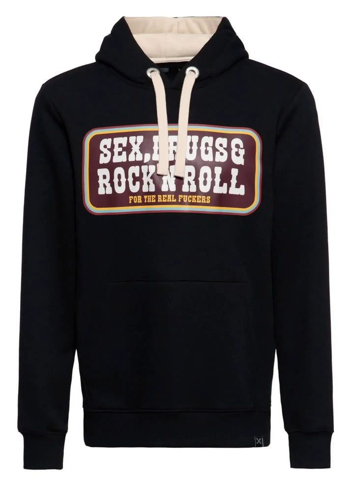 king-kerosin-herren-kapuzenpullover-rockn-roll-in-schwarz-1 - JeanZone