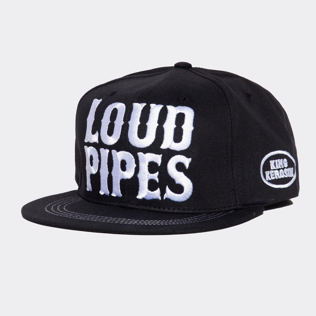 King Kerosin Herren Snapback Cap Mütze in schwarz Loud Pipes mit Stick Premium - JeanZone