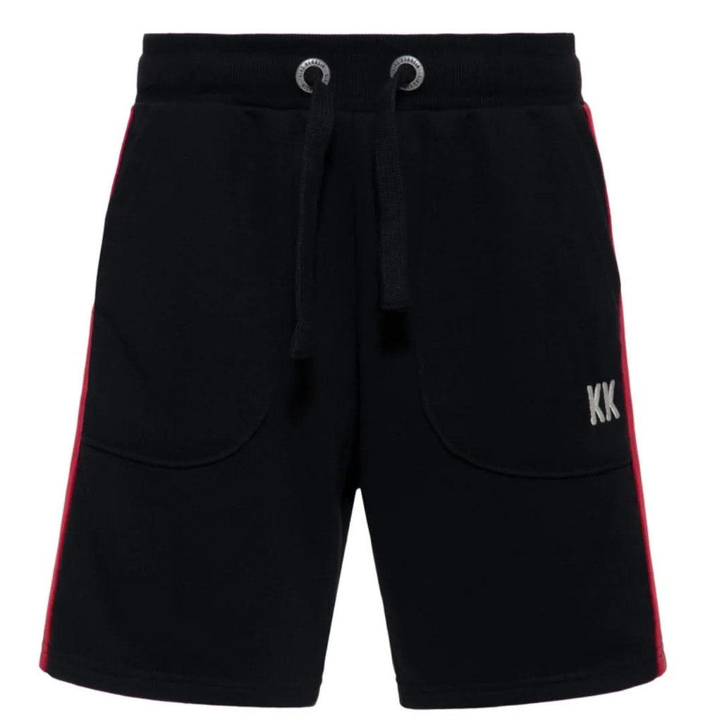 king-kerosin-herren-sweat-shorts-california-in-black-schwarz-1 - JeanZone