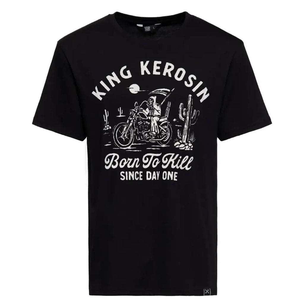 king-kerosin-herren-t-shirt-born-to-kill-in-black-1 - JeanZone