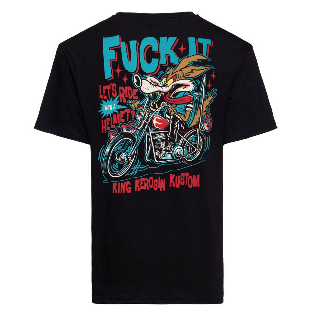 king-kerosin-herren-t-shirt-fuck-it-in-black-1 - JeanZone