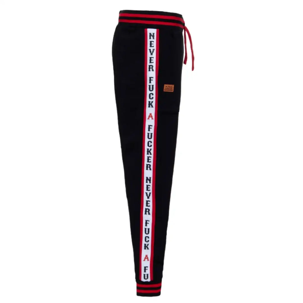 king-kerosin-jogginghose-never-fuck-a-fucker-in-black-1 - JeanZone