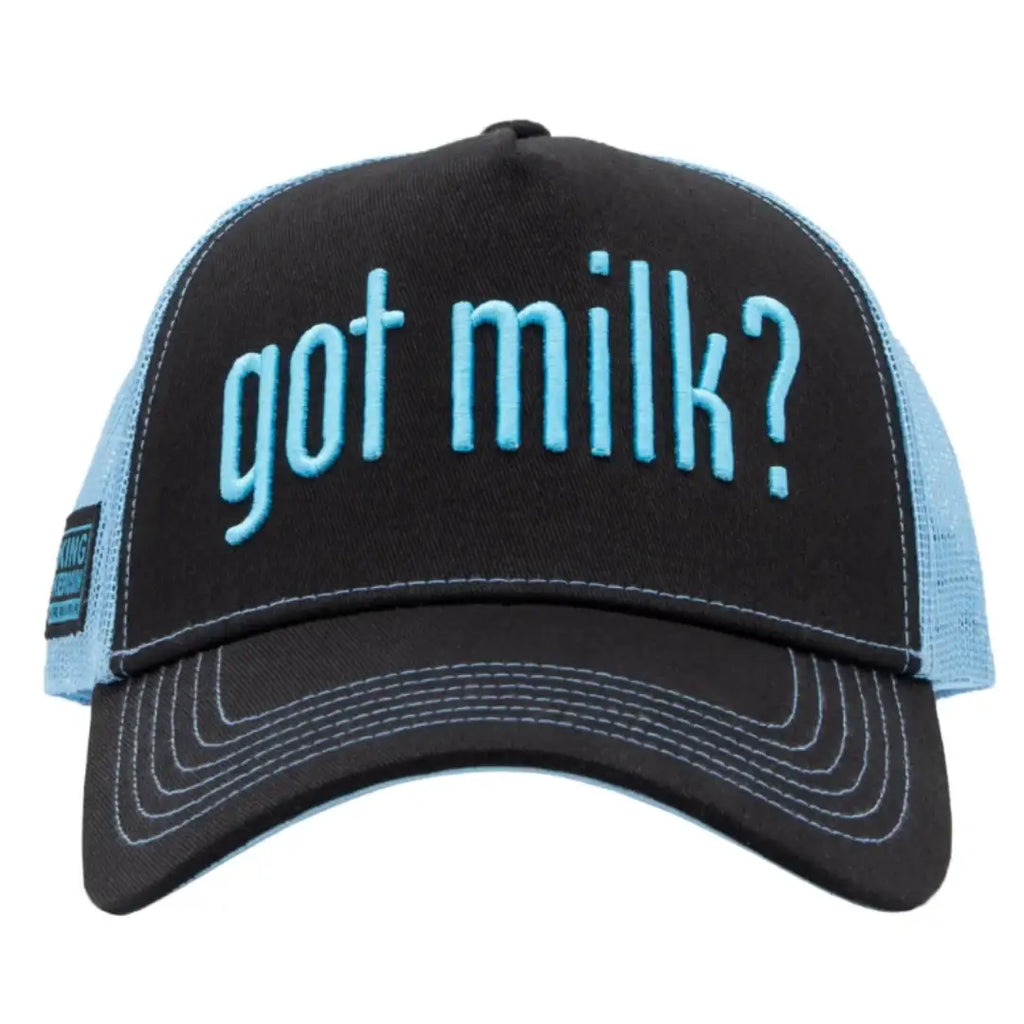 king-kerosin-trucker-cap-got-milk-in-black-1 - JeanZone