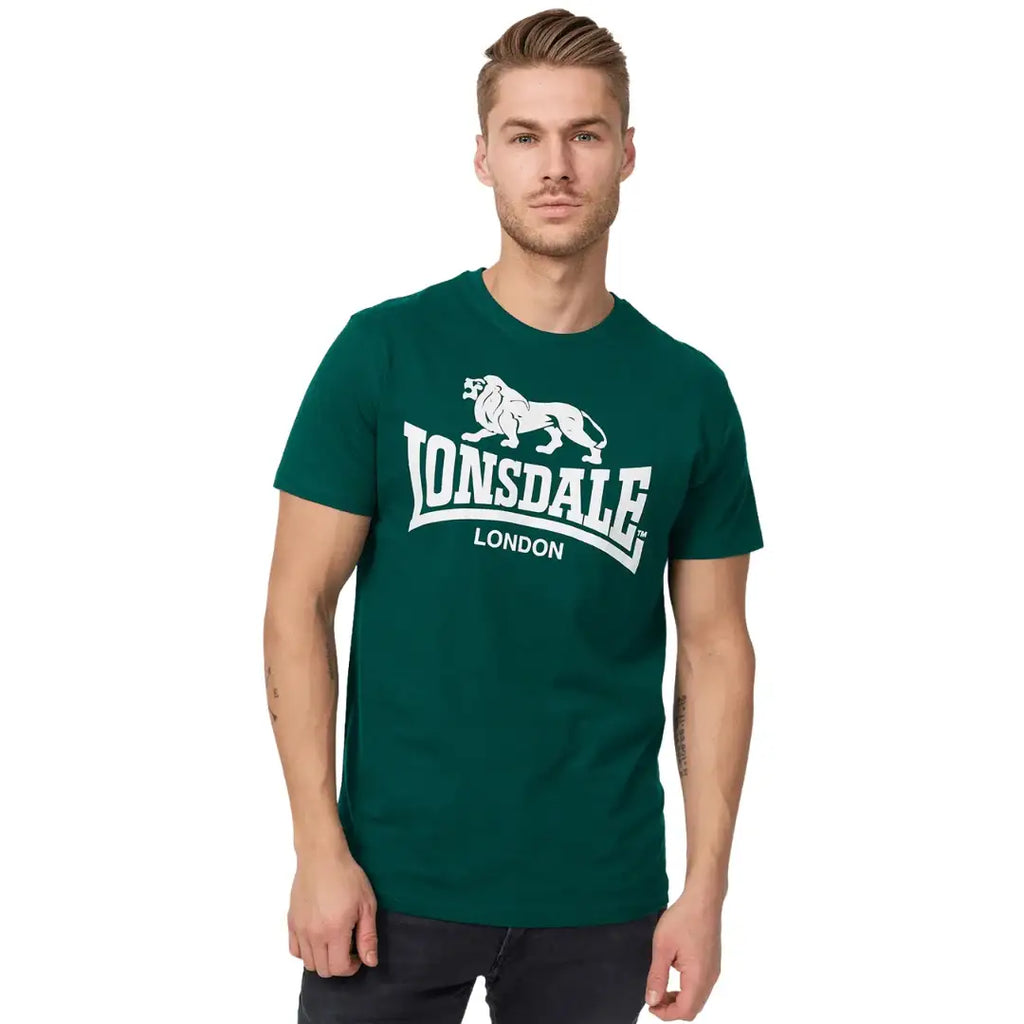 lonsdale-london-herren-t-shirt-logo-t-regular-fit-in-bottle-green-1 - JeanZone