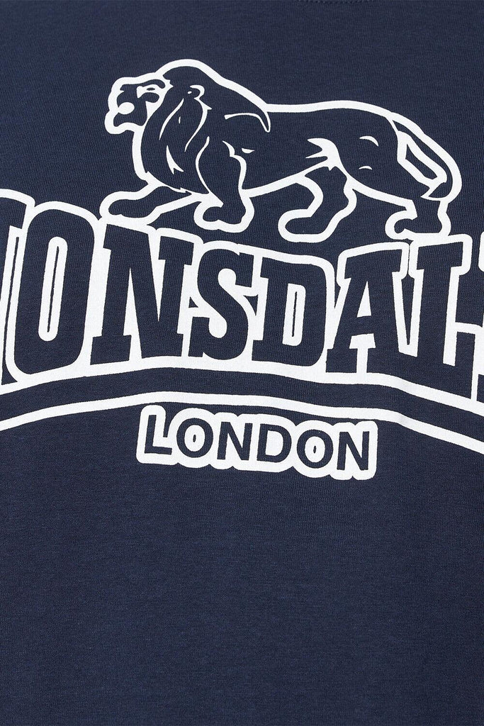 Lonsdale London T-Shirt Allanfearn Herren 117420 Regular Fit schwarz blau grau - Jeans Boss