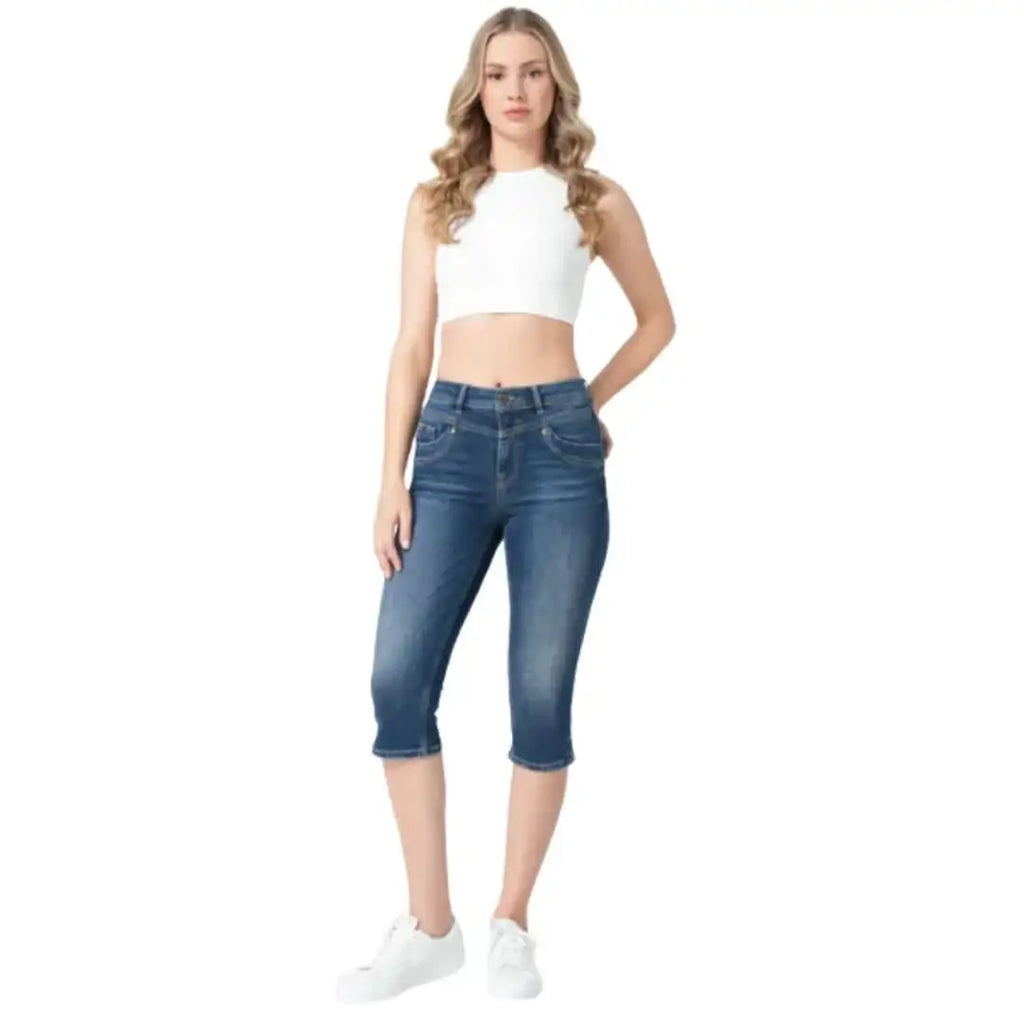 m-o-d-damen-capri-jeans-rea-high-rise-in-dark-blue-stretch-1 - JeanZone