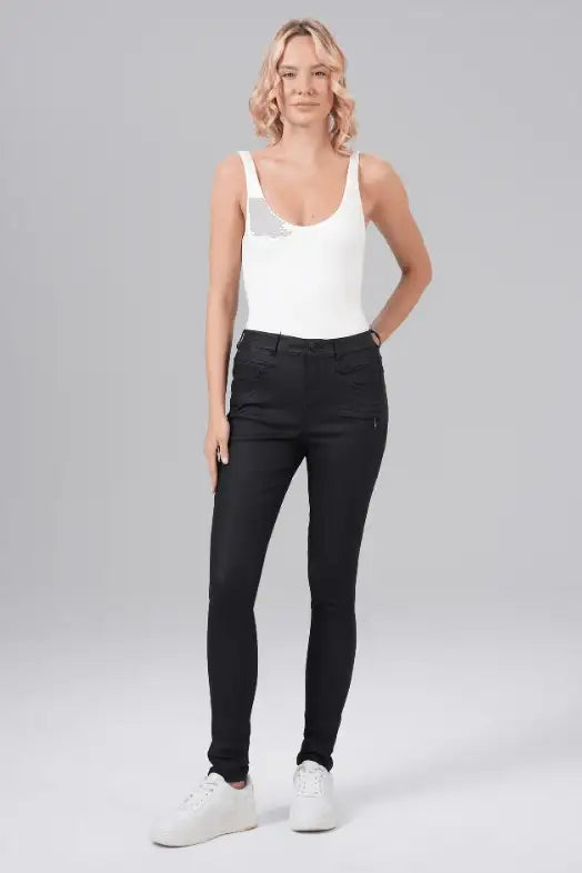 m-o-d-damen-jeans-suzy-coated-black-lederoptik-skinny-fit-1 - JeanZone