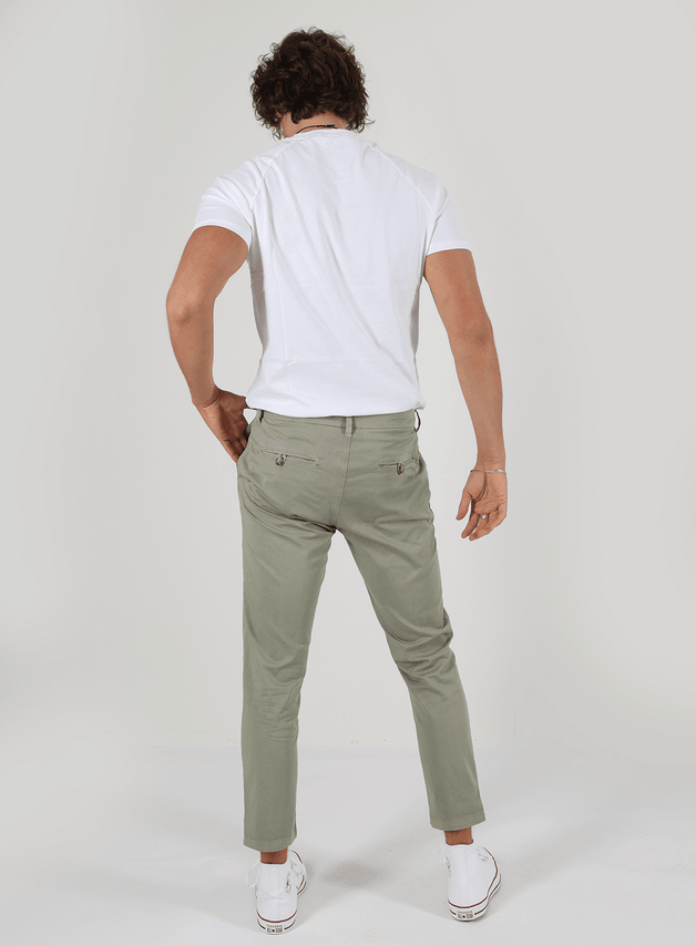 Miracle of Denim Chino Hose Herren Regular Slim Harry in Olive - Jeans Boss