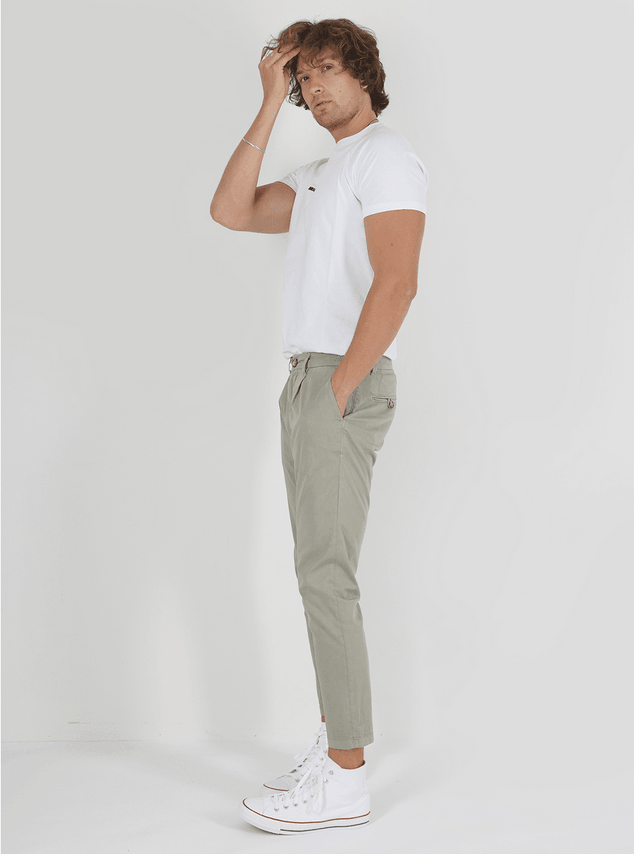 Miracle of Denim Chino Hose Herren Regular Slim Harry in Olive - Jeans Boss