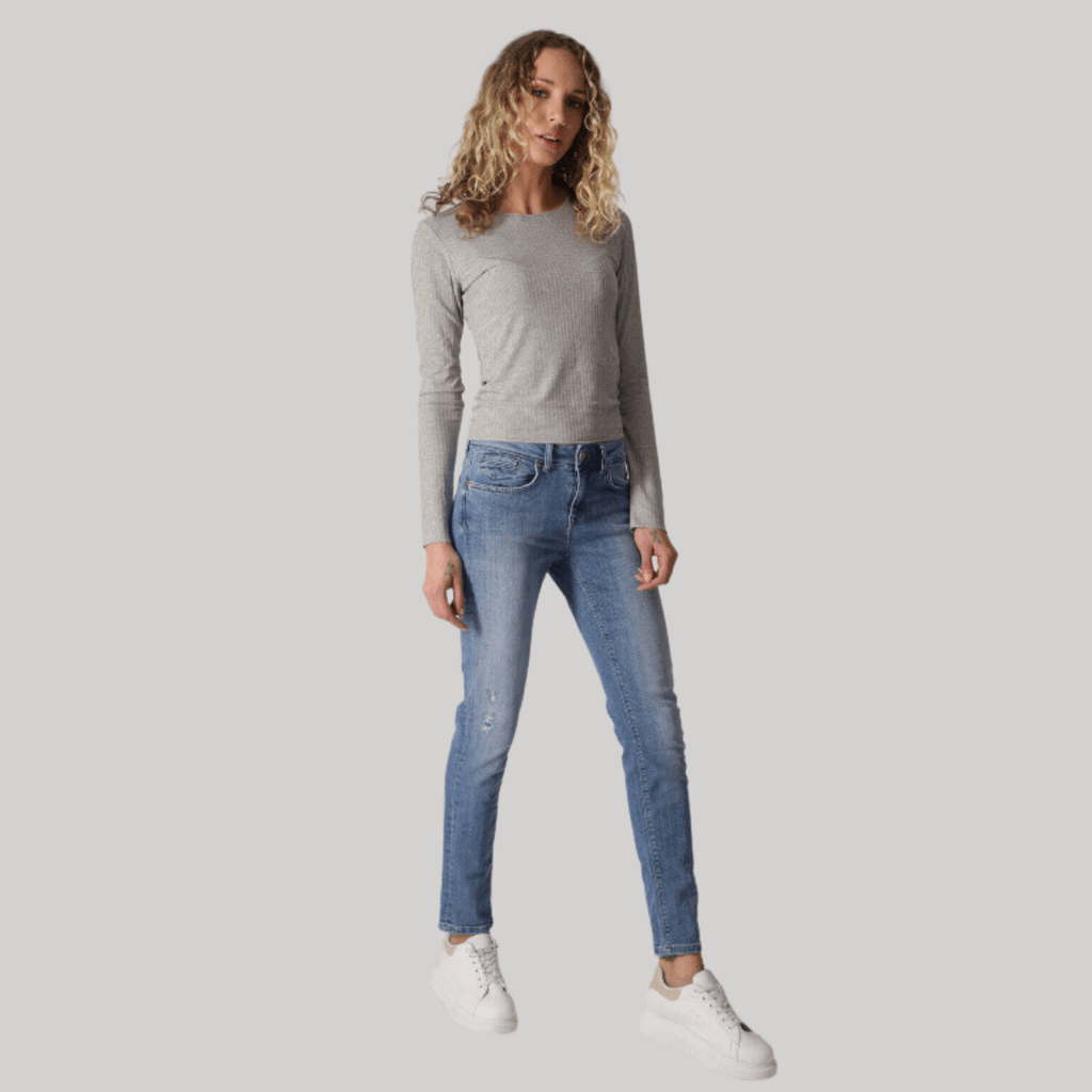 Miracle of Denim Jeans Monika in Moby Blue - Jeans Boss