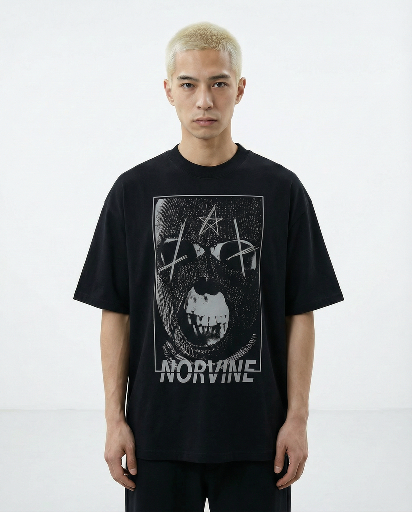 norvine-balaclava-2015-t-shirt-oversized-unisex-t-shirt-aus-bio-baumwolle-1 - JeanZone