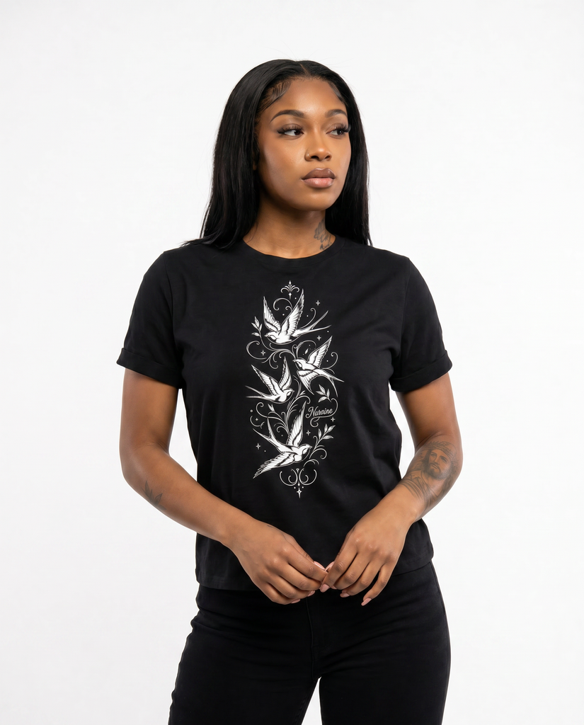 norvine-ink-swallows-women-s-tee-oversized-damen-t-shirt-aus-bio-baumwolle-1 - JeanZone