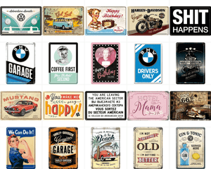 Nostalgic Art Blechpostkarte 10x14 versch. Motive - Jeans Boss