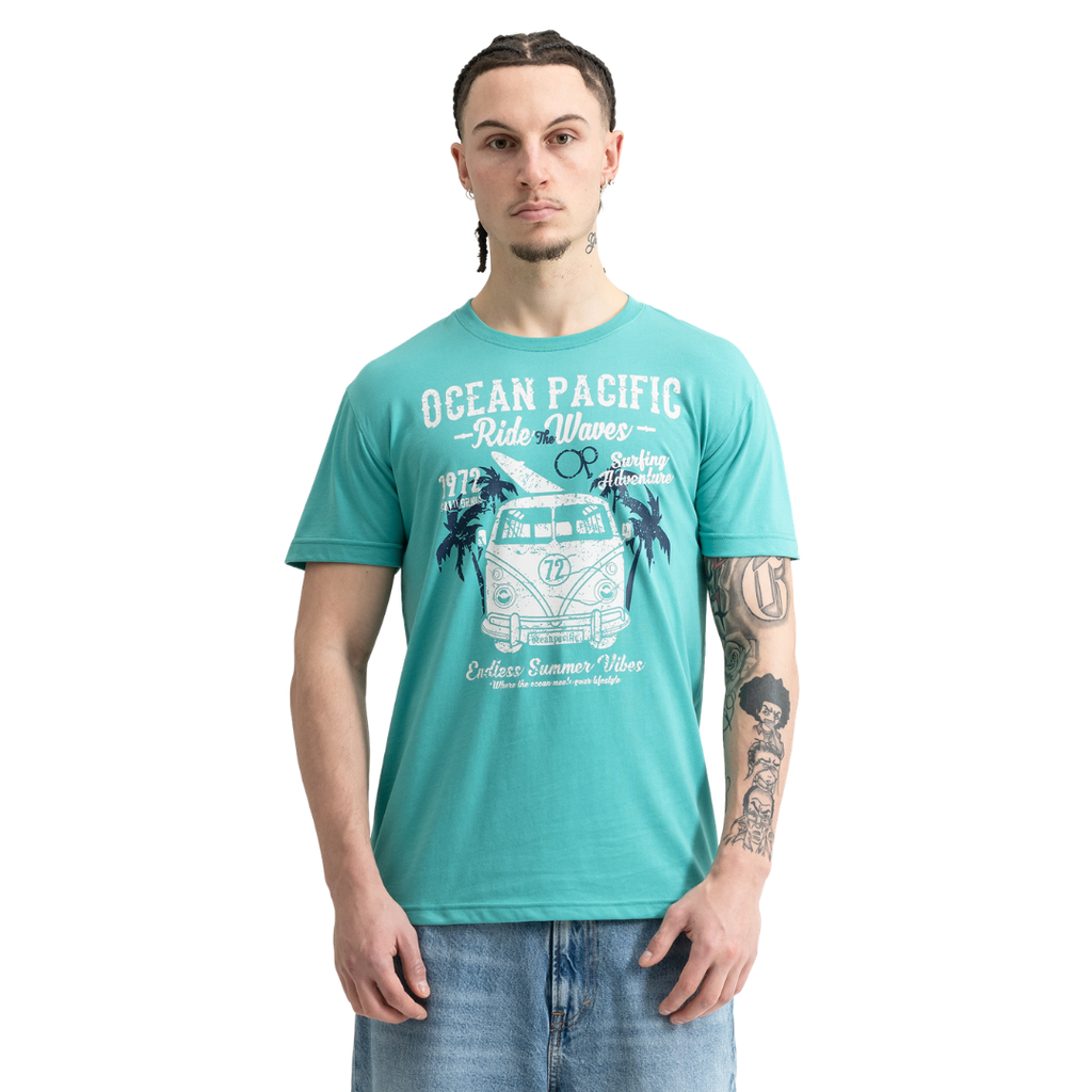 ocean-pacific-herren-t-shirt-twinny-210005-aquaecru-1 - JeanZone