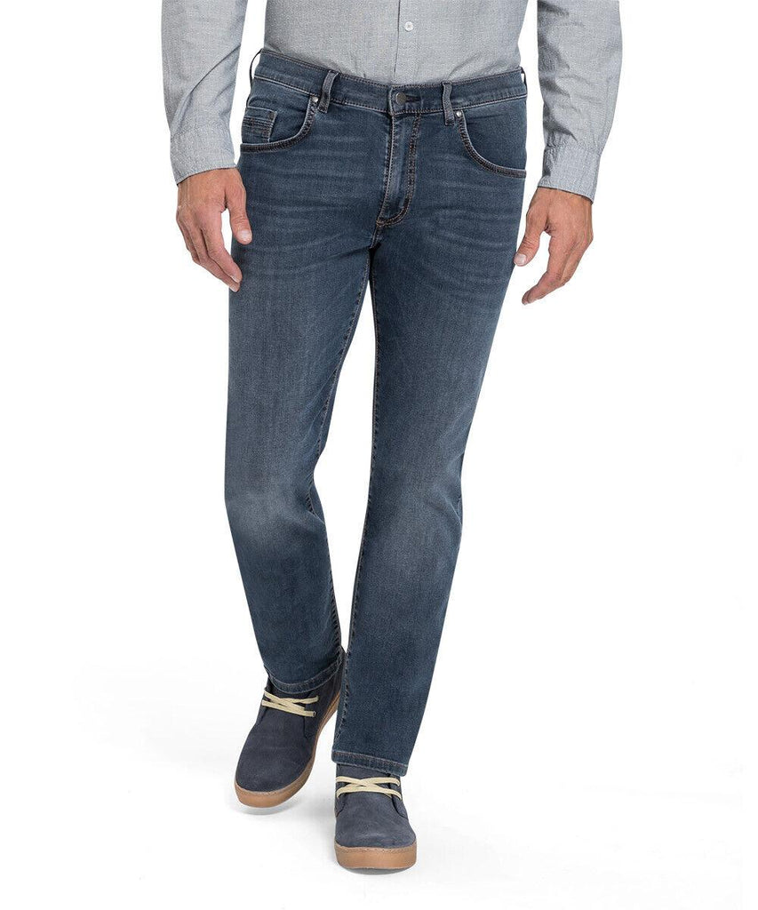 Pioneer Jeans Hose Rando Herren 6596.6806 blau Megaflex Stretch Regular Fit - Jeans Boss
