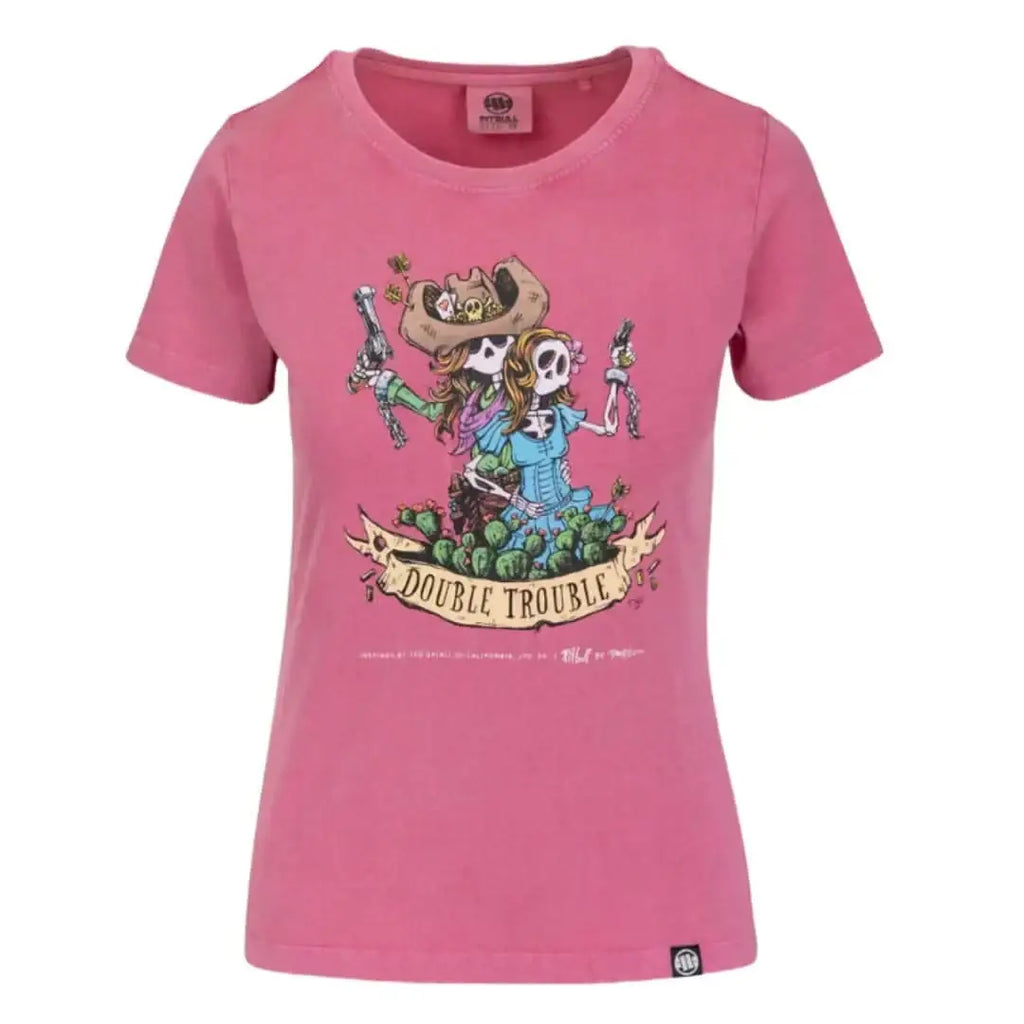 pitbull-damen-t-shirt-double-trouble-gsm-washed-in-washed-pink-1 - JeanZone