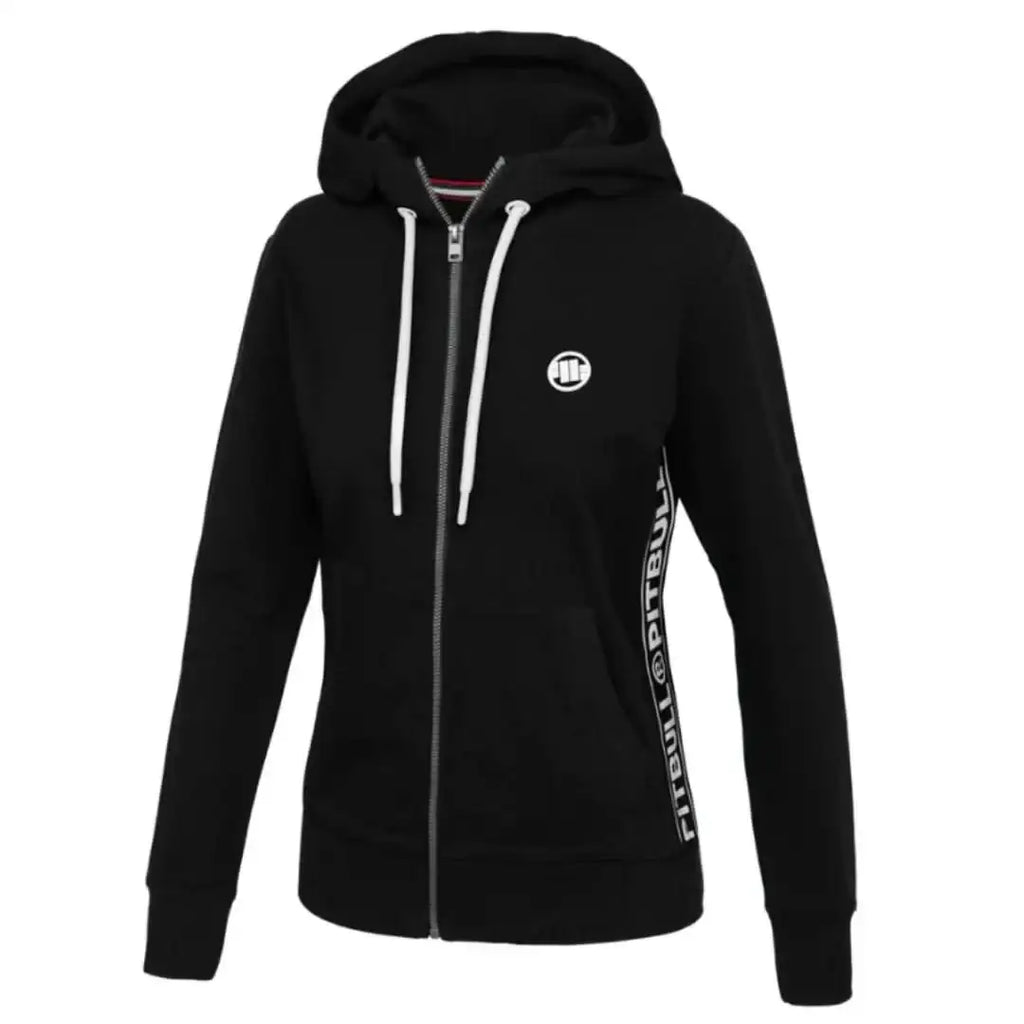 pitbull-damen-zip-hoodie-kapuzenjacke-ladeta-in-black-1 - JeanZone