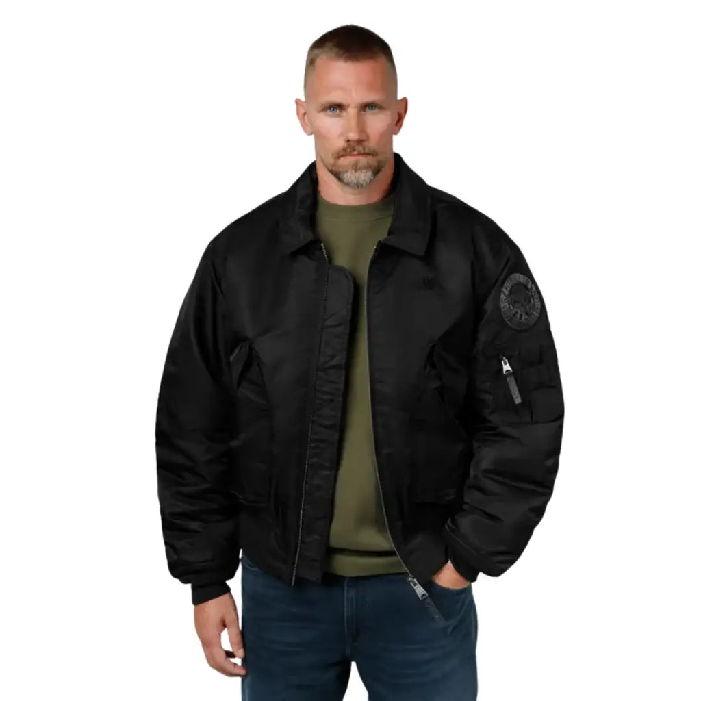 pitbull-herren-bomberjacke-cwu-regular-ubergangsjacke-in-schwarz-1 - JeanZone